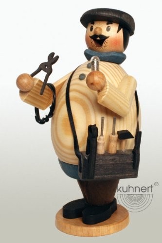 Kuhnert Räuchermann Max als Elektriker 16 cm 33120