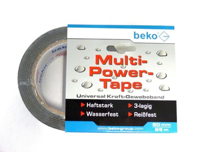 Beko Multi-Power-Tape schwarz 50mm x 25m