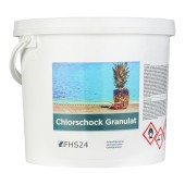 FHS24 Chlorschock Granulat 5kg schnelllöslich Chlor Desinfektion Chlorung Pool Wasserpflege Poolpflege